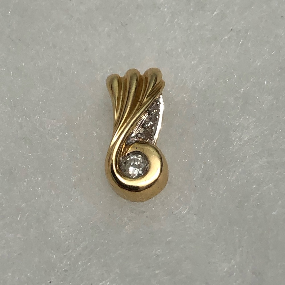 Samuel Aaron THL 14k Solid Yellow Gold Pendant